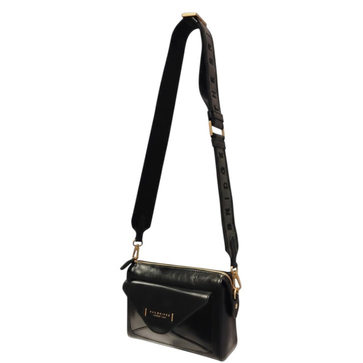 the bridge Damentasche Rindleder schwarz